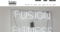 Desktop Screenshot of fusionfitness.com