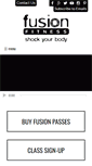 Mobile Screenshot of fusionfitness.com